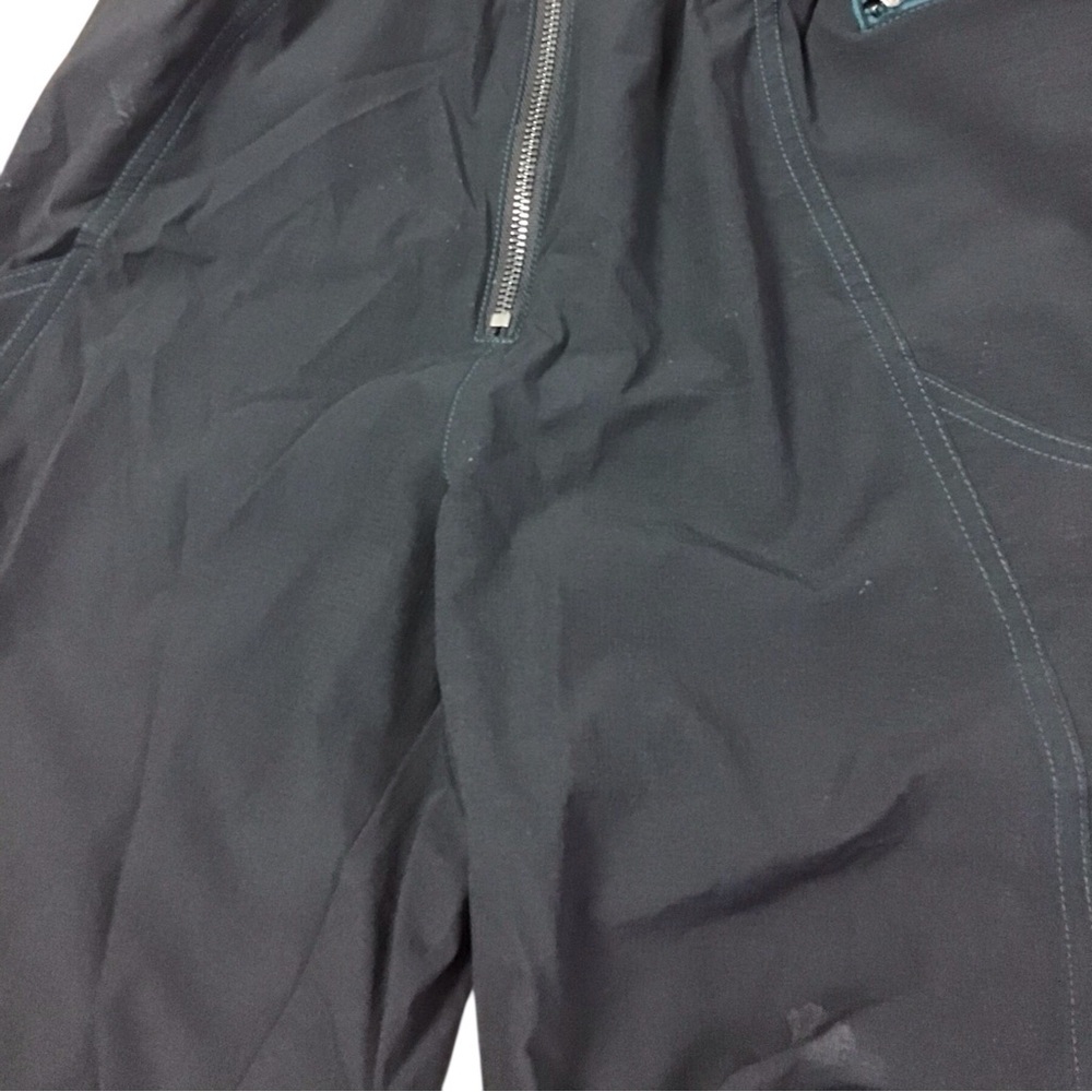 Free People Movement Black Nylon Outdoor Hiking Pants Turquoise Stitching Size M - Picture 4 of 14